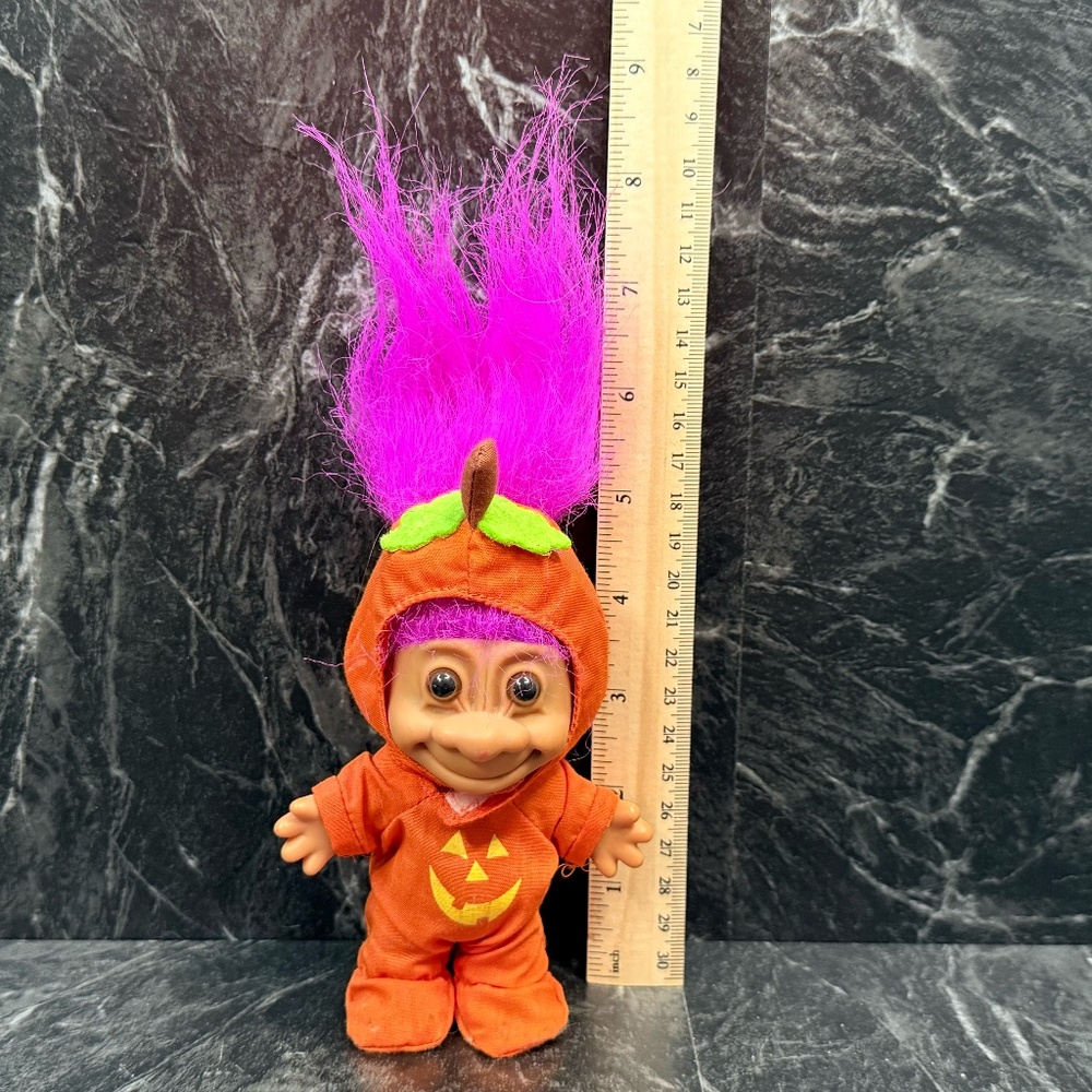 RUSS Troll Doll with Pumpkin Costume - Picture 12 of 15